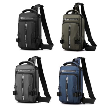 МУЖСКАЯ НАСТЕННАЯ СУМКА ВОДОНЕПРОНИЦАЕМЫЙ РЮКЗАК USB