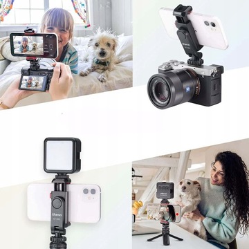 Вращающийся на 360° держатель адаптера-штатива для смартфона на штативе