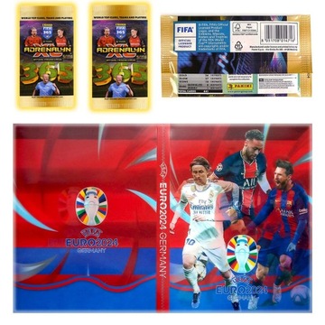 KARTY PIŁKARSKIE FIFA 365 2025 ADRENALYN XL PANINI x12 + ALBUM GRATIS