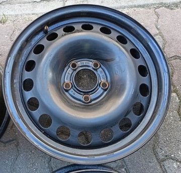 4× DISK OCELOVÝ OPEL OE 6.5" X 16" 5X110 ET 41