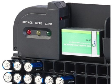 Органайзер для батареек с тестером Pearl