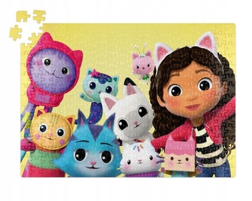 PUZZLE KOCI DOMEK GABI 24 el + PUDEŁKO