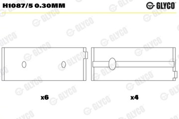 GLYCO H1087/5 0.30MM ŠÁLKY HLAVNÍ