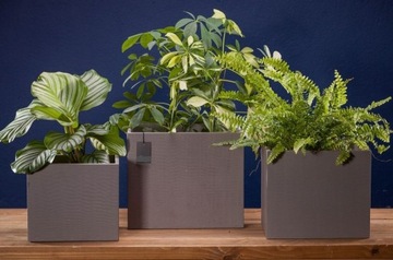 ЦВЕТОЧНЫЙ ВАЗ КВАДРАТНЫЙ КОРЗИНА ЦВЕТОЧНАЯ КЛУМБА L