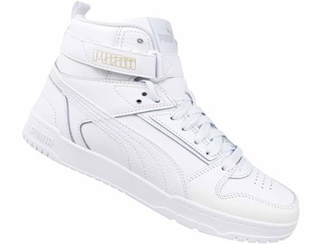 PUMA RBD GAME BUTY WYSOKIE TRAMPKI BIAŁE RZEP