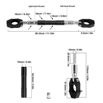 ПЕРЕКЛАДИНА РУЛЯ 6 СМ ПЕРЕКЛАДИНА РУЛЯ 22 ММ