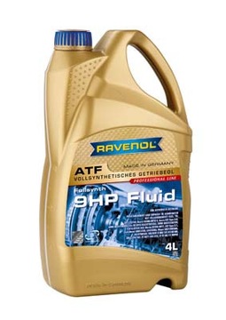 МАСЛО PRZEKLADNIOWY RAVENOL ATF 9 HP FLUID 4L PRZEKLADNIE ZF 9-BIEGOWE G0601 