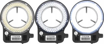 ОСВЕЩЕНИЕ ДЛЯ МИКРОСКОПА ПОДСВЕТКА С РЕГУЛИРУЕМОЙ ЯРКОСТЬЮ 144 светодиода 58 мм