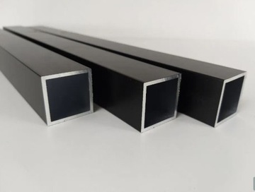 Aluminiowa Rura Prostokątna 60 x 20 x 2mm Czarna
