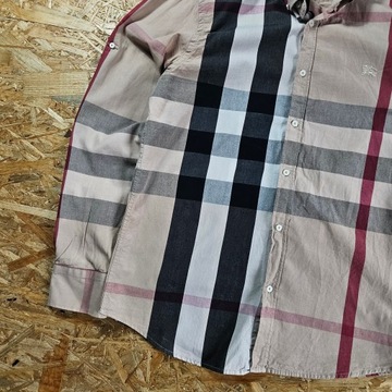 Koszula z Długim Rękawem BURBERRY Designerska Nowy Model Męska XL