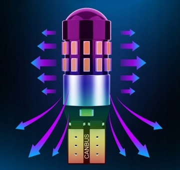 СВЕТОДИОДНЫЕ АВТОМОБИЛЬНЫЕ ЛАМПЫ XSTORM W5W T10 CANBUS PRO 12V 24V