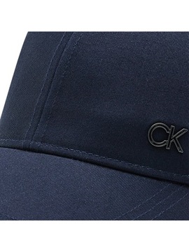 Czapka z daszkiem CALVIN KLEIN granatowa bejsbolówka z małym logo CK