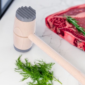 MEAT MUTTER, деревянный молоток, прочная трамбовка для отбивания котлет