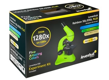 (RUS) Микроскоп Levenhuk Rainbow 50L PLUS