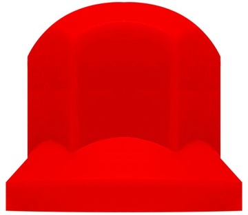 NAKŁADKA NASADKA NA ŚRUBY FELG NISKA 32 MM CZERWONA