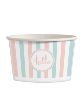 MISKA PAPIEROWA NA LODY DESERY 130 ML ZESTAW 25 SZTUK