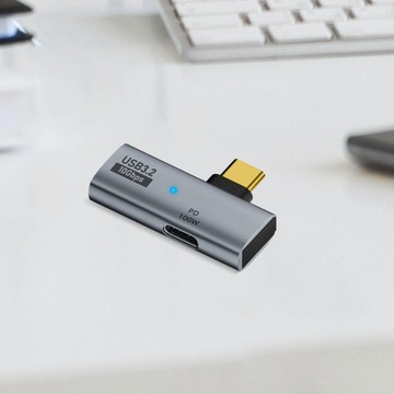 Адаптер типа C к USB мощностью 100 Вт. Быстрая передача данных. Профессиональное видео