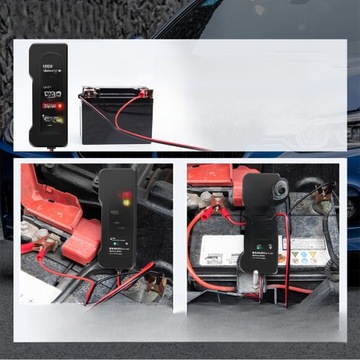BATERIE BATERIA PRZENOŚNA WSKAŹNIK STANU BATERII ELEKTRYCZNY TESTER BATERII