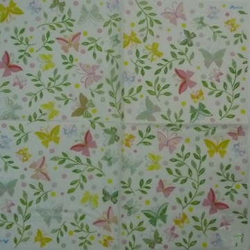serwetka, serwetki 33x33 cm IHR - 35108 motyle