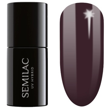 SEMILAC LAKIER HYBRYDOWY 412 EARTH BROWN 7ML