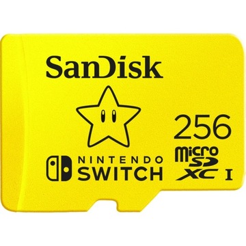 Karta SANDISK NINTENDO SWITCH 256GB micro SD Mario