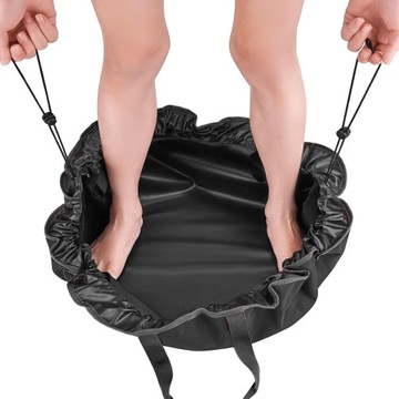 Коврик для пеленания гидрокостюма для серфинга, водонепроницаемая сумка для гидрокостюма для серферов, 86 см, черный