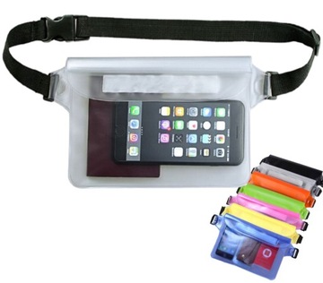 WODOODPORNA SASZETKA ETUI TOREBKA NA TELEFON XL ELASTYCZNA