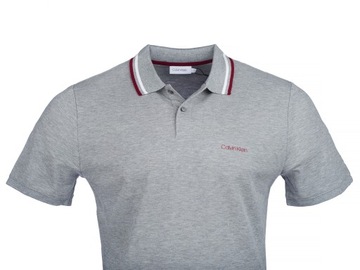 CALVIN KLEIN KOSZULKA POLO REFINED PIQUE LOGO XS