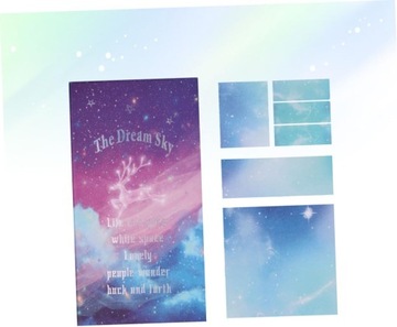 1 комплект флажков с липкими страницами, липкие лепестки цветов, липкие блокноты