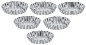 FOREMKI METALOWE DO TARTALETEK BABECZEK 6SZT. 10CM