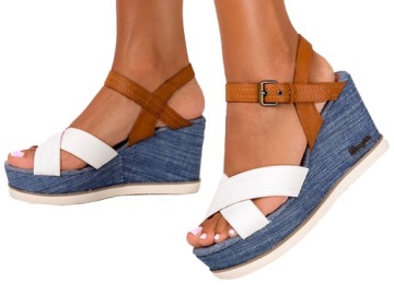 DAMSKIE SANDAŁY NA KOTURNIE WRANGLER WL171680