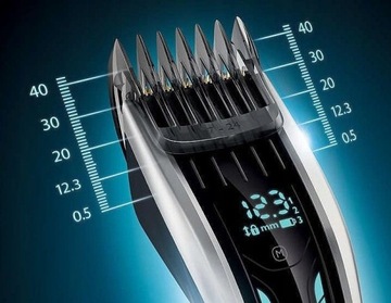 GOLARKA MASZYNKA DO STRZYŻENIA WŁOSÓW PHILIPS Tytanowe ostrza Digital Swipe