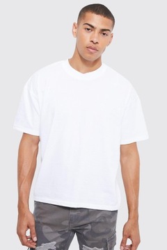 Boohoo ezt klasyczna koszulka biała t-shirt S NG2