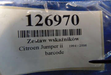 CITROEN JUMPER I 2.8HDI PŘÍSTROJOVÁ DESKA 1339327080