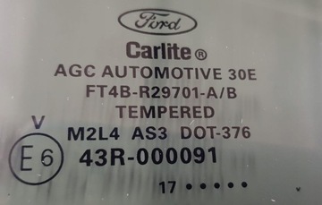 ОКНО КУЗОВА ЛЕВОЕ ЗАДНЕЕ FORD EDGE SPORT 17