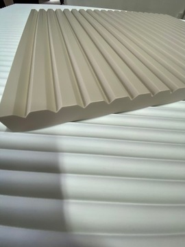 Мебельные фасады МДФ лакированные - рифленые W10