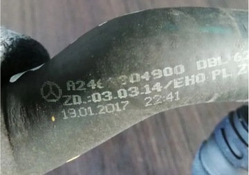 HADICE PŘÍVODY VODY MERCEDES W176 W246 A180 1.5DCI