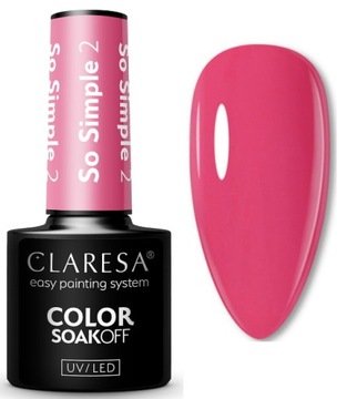 LAKIER HYBRYDOWY CLARESA So Simple styl BARBIE #2