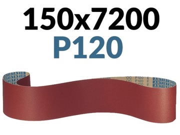 KLINGSPOR PS28F PAS TAŚMA 150x7200 P120 DREWNO