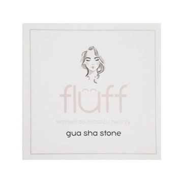 Fluff Gua Sha Różowy Kwarc kamień do masażu twarzy
