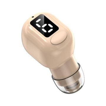 Mini pojedyncza słuchawka douszna Bluetooth, 10 godzin odtwarzania Bluetooth 5.3 Kolor skóry