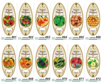 Наклейки Этикетки для ЛИКЕРОВ Водонепроницаемые