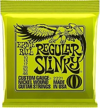 ERNIE BALL 2221 struny do git elektrycznej 10-46