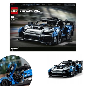 LEGO TECHNIC MCLAREN SENNA GTR SAMOCHÓD WYŚCIGOWY 42123