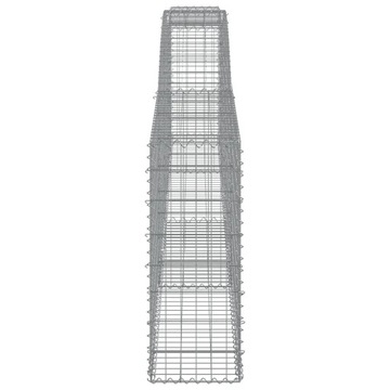 vidaXL Габионные корзины 25 шт. 400x30x80/100 см Оцинкованное железо