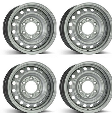 4× DISK OCELOVÝ ALCAR STAHLRAD 8701 7.0" X 16" 6X139.7 ET 33