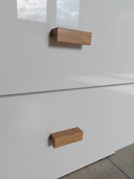 Ручка мебельная деревянная, дуб ELKA, длина 64мм, размер 32мм, ПОЛЬСКИЙ ПРОДУКТ