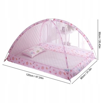 СКЛАДНАЯ ДОРОЖНАЯ кроватка, ВОСПРОИЗВЕДЕНИЕ С МОСКИТНОЙ СЕТКОЙ