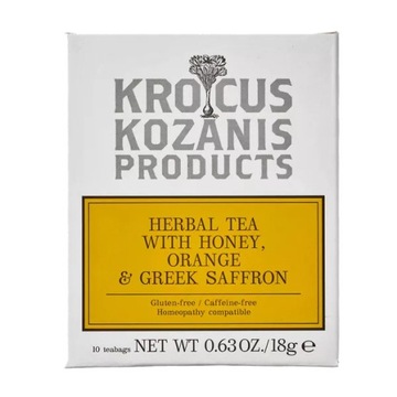 Aromatyczna grecka herbata z miodem i pomarańczą Kozanis