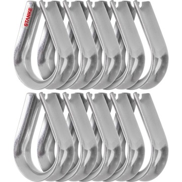 Наперсток для нержавеющих канатов 4мм, 15 шт.